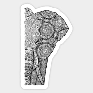 Mandala elephant Sticker